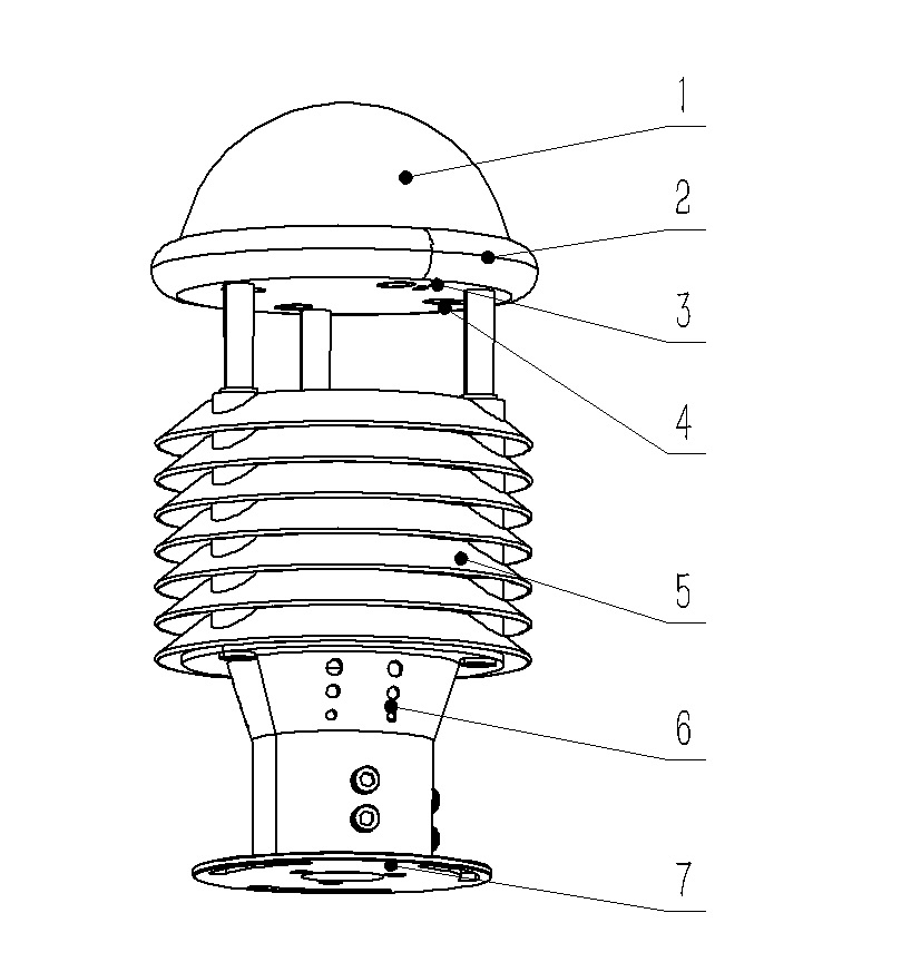 多要素氣象傳感器產(chǎn)品結(jié)構圖